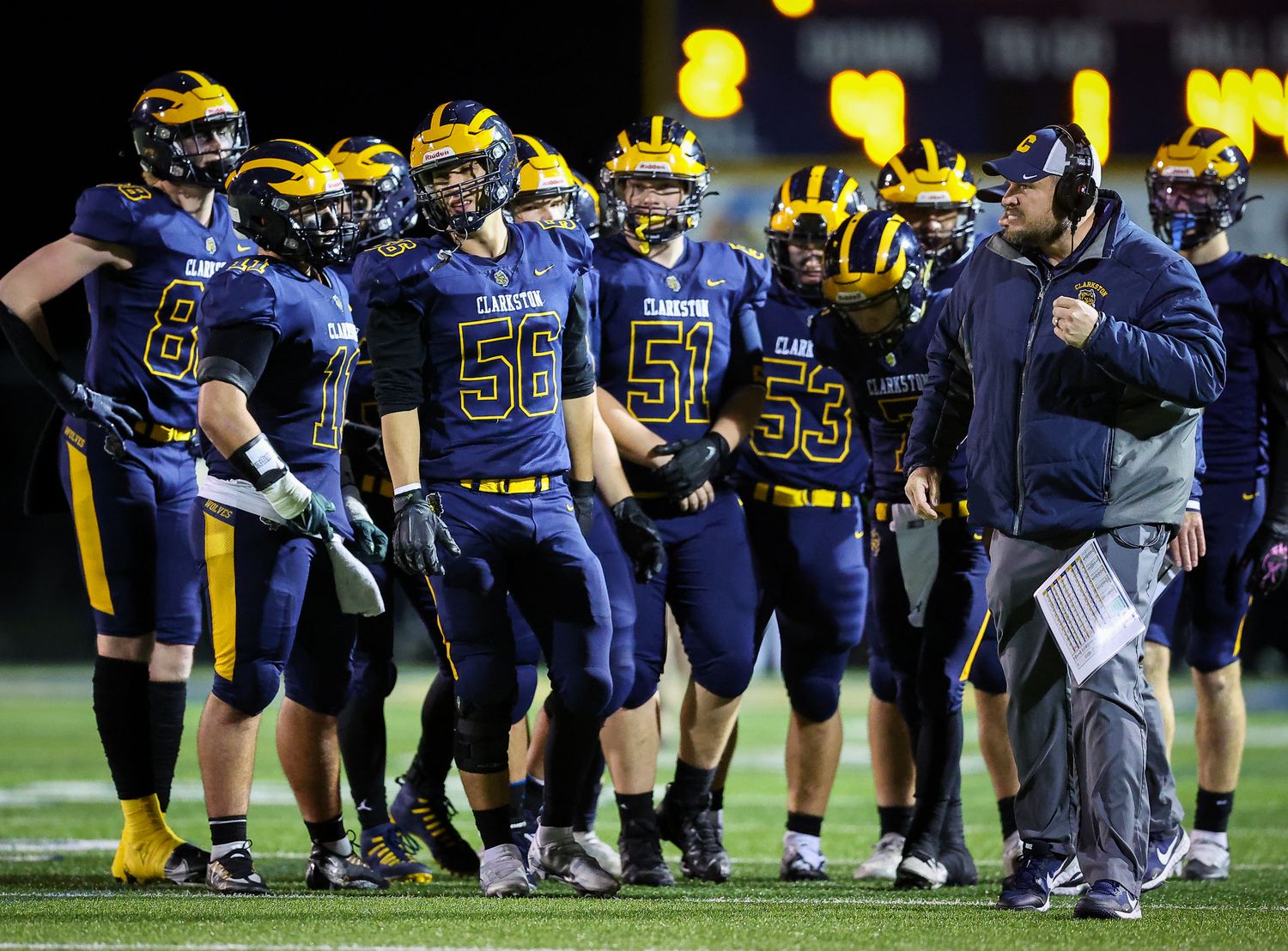 Adams vs Clarkston November 11, 2022 Photo-Mariusz Nowak31